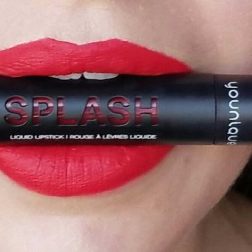 Younique splash liquid lipstick in scandalous